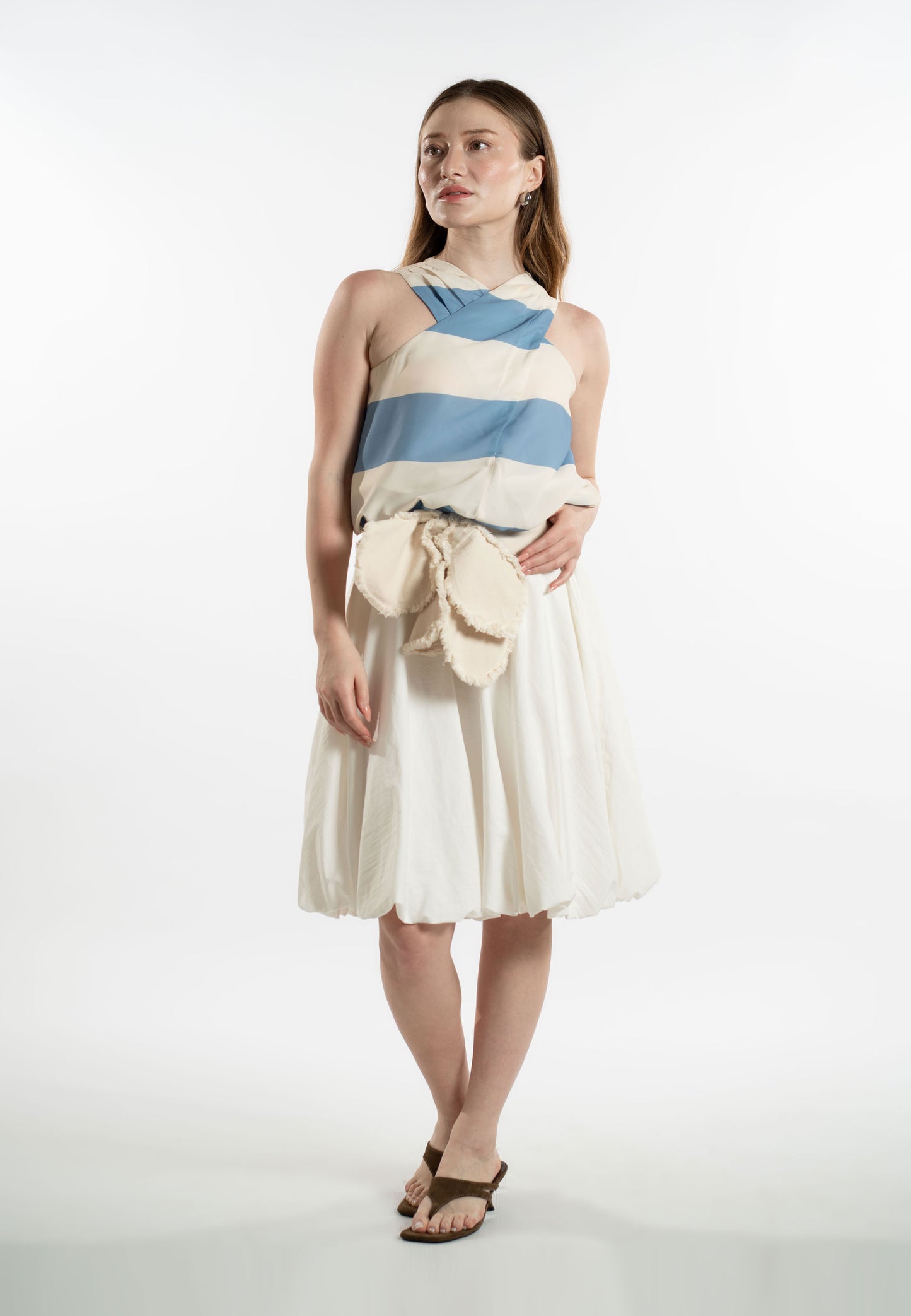 RAF Line Sleeveless  Top (St.Blue)