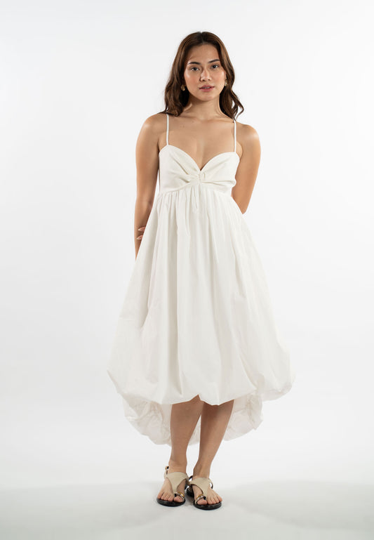 RAF Lounge Sleeveless Dress  (White)
