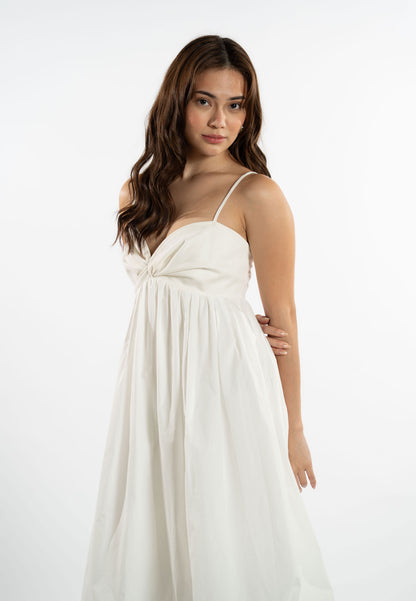 RAF Lounge Sleeveless Dress  (White)