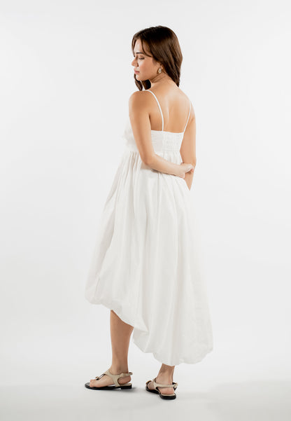 RAF Lounge Sleeveless Dress  (White)