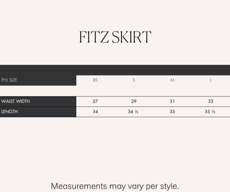 RAF Fitz Skirt  (Black)