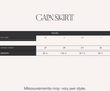 RAF Gain Skirt  (Offwhite)