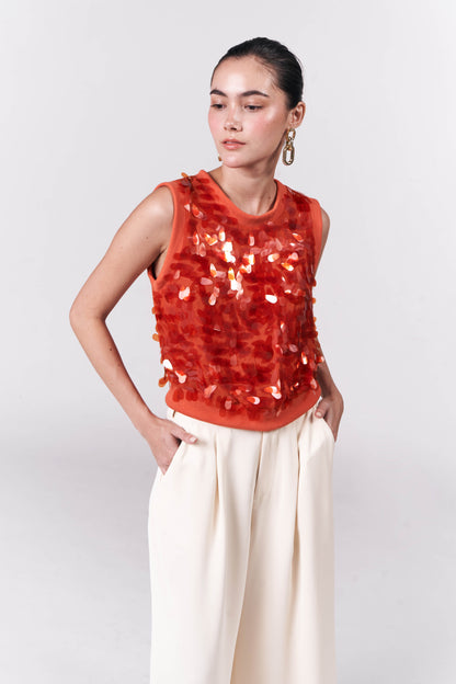 RAF Gallati Sleeveless Top (Orange)