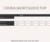 RAF Gemma Short Sleeve Top (Red)