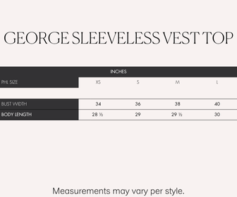 RAF George Sleeveless Vest Top (Butter)