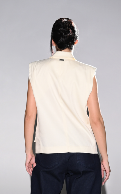 RAF Gomel Sleeveless Vest (Ivory)