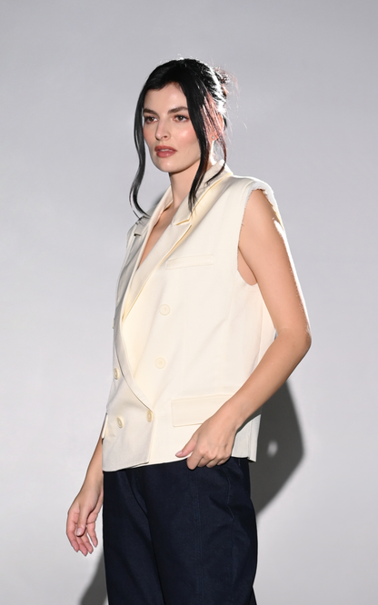 RAF Gomel Sleeveless Vest (Ivory)