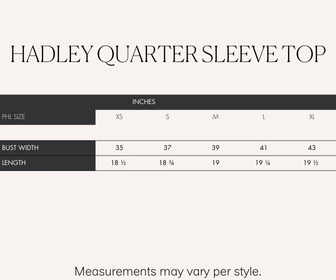 RAF Hadley Quarter Sleeve Top (Navy)