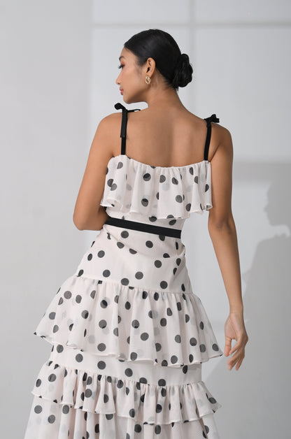 RAF Hockey Sleeveless Dress (White/Black)