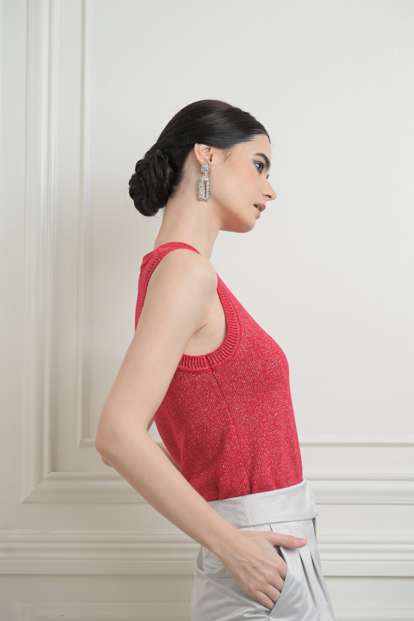 RAF Iddaho Sleeveless Top (Red)