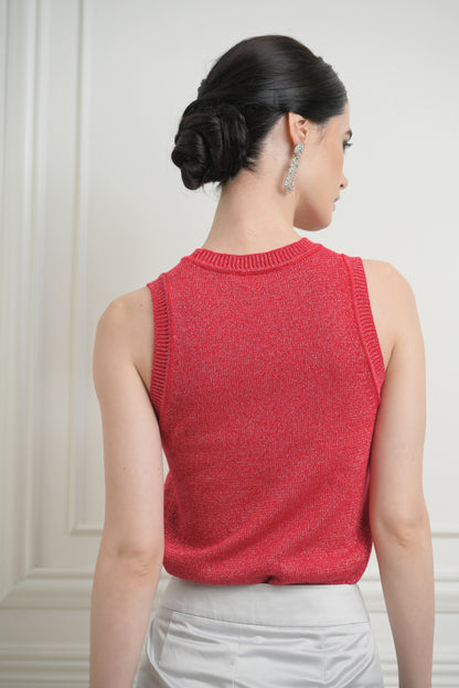 RAF Iddaho Sleeveless Top (Red)