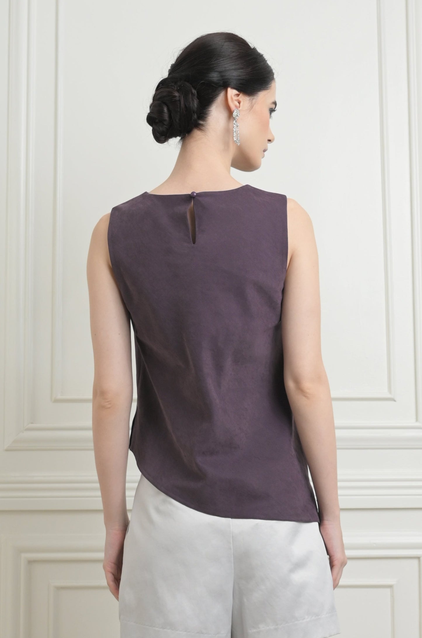 RAF Image Sleeveless Top (Eggplant)