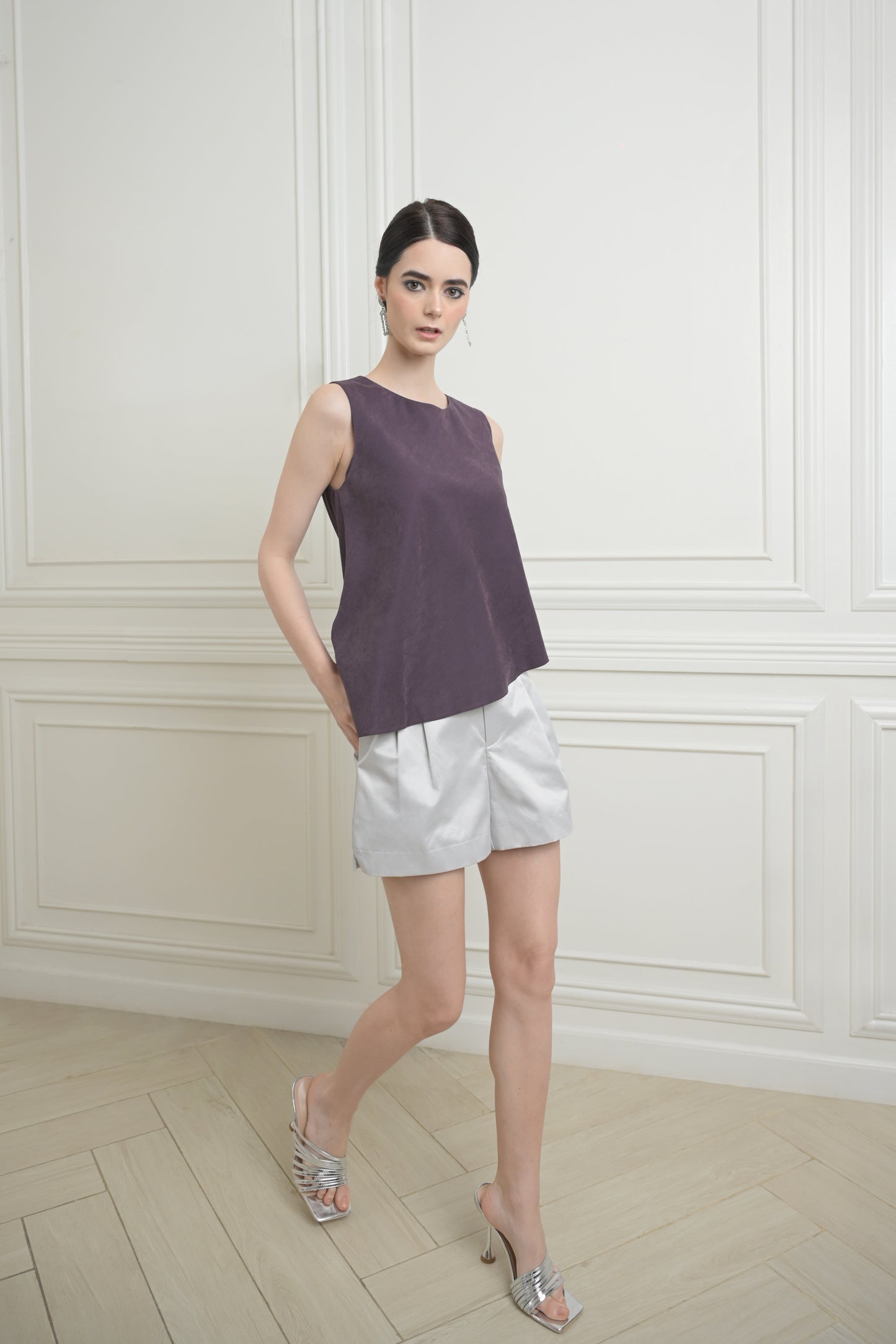 RAF Image Sleeveless Top (Eggplant)