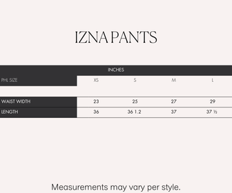 RAF Izna Pants  (Brown)