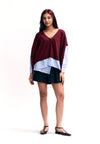 RAF Truly Long Sleeve Top (Striped Red)