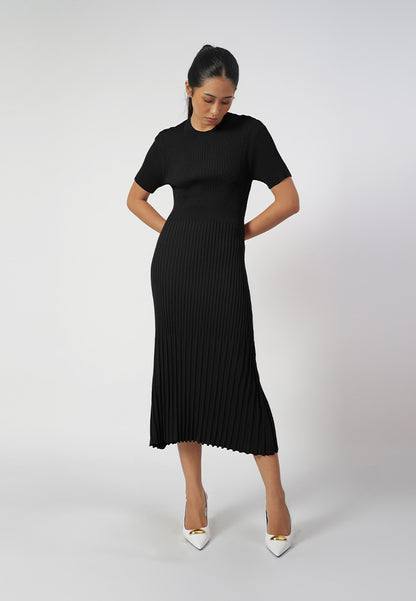 RAF Ida Short Sleeve Dress (Black)