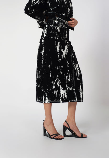 RAF Ivor Skirt  (Black/White)