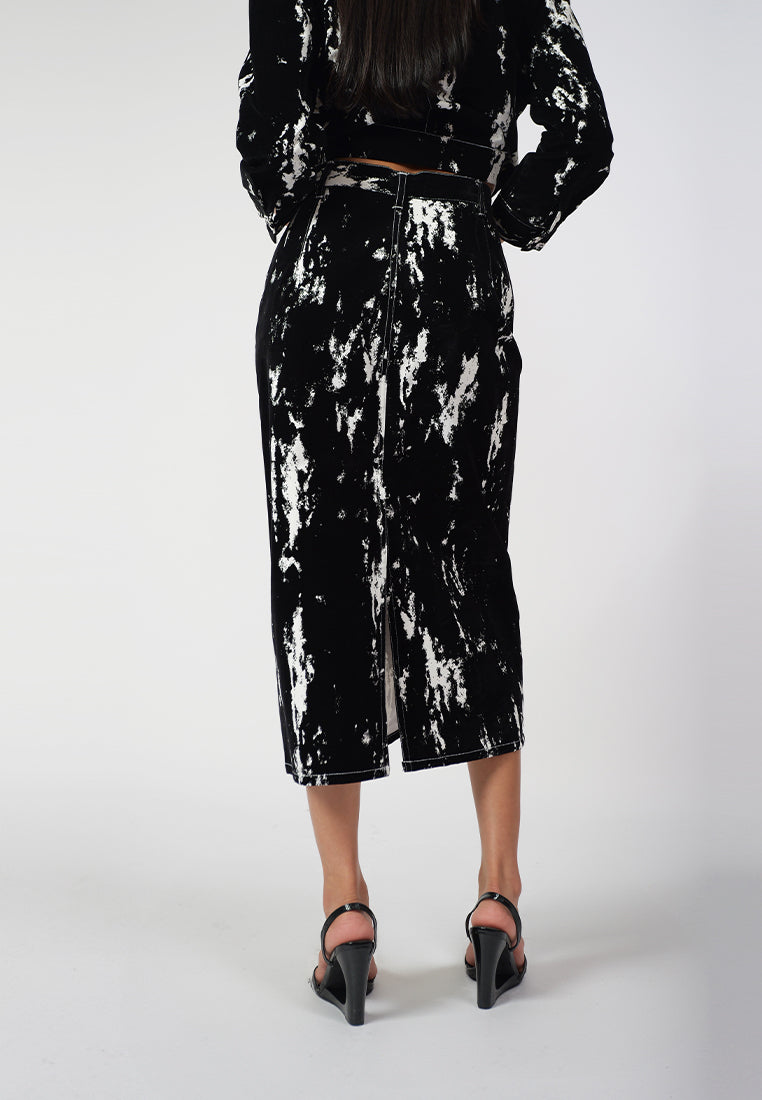 RAF Ivor Skirt  (Black/White)