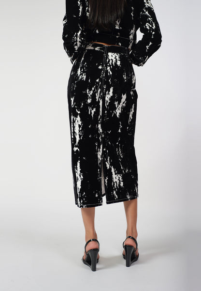 RAF Ivor Skirt  (Black/White)