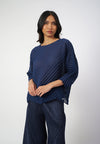 RAF Ilona Quarter Sleeve Top (Navy)