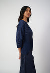 RAF Ilona Quarter Sleeve Top (Navy)
