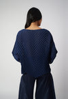 RAF Ilona Quarter Sleeve Top (Navy)