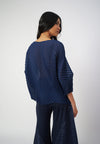 RAF Ilona Quarter Sleeve Top (Navy)