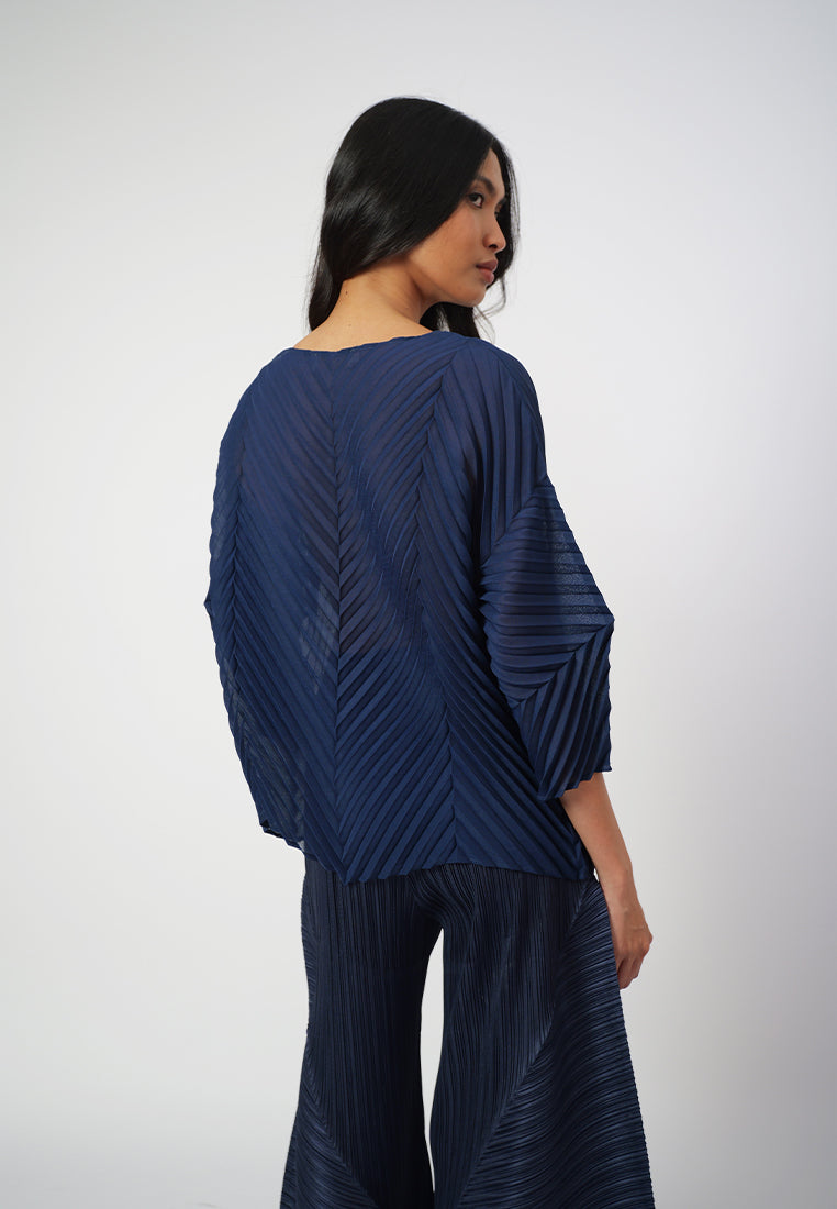 RAF Ilona Quarter Sleeve Top (Navy)
