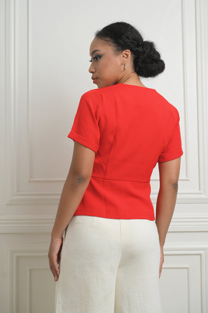 RAF Impala Short Sleeve Top (Red)