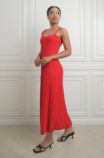 RAF Issey Sleeveless Dress (Red)