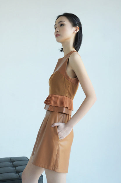 RAF Falcon Sleeveless Top (Caramel)