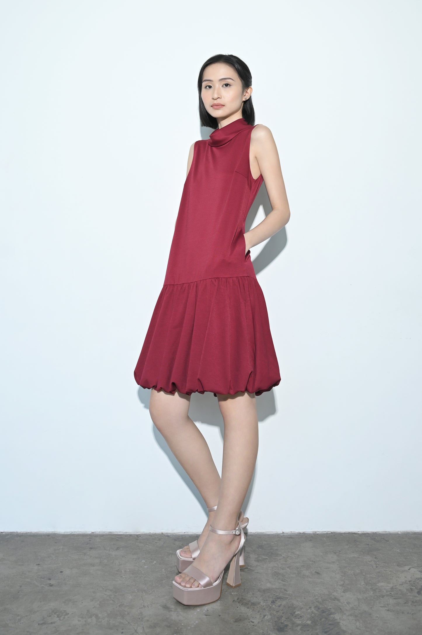 RAF Gancho Sleeveless Dress (Magenta)