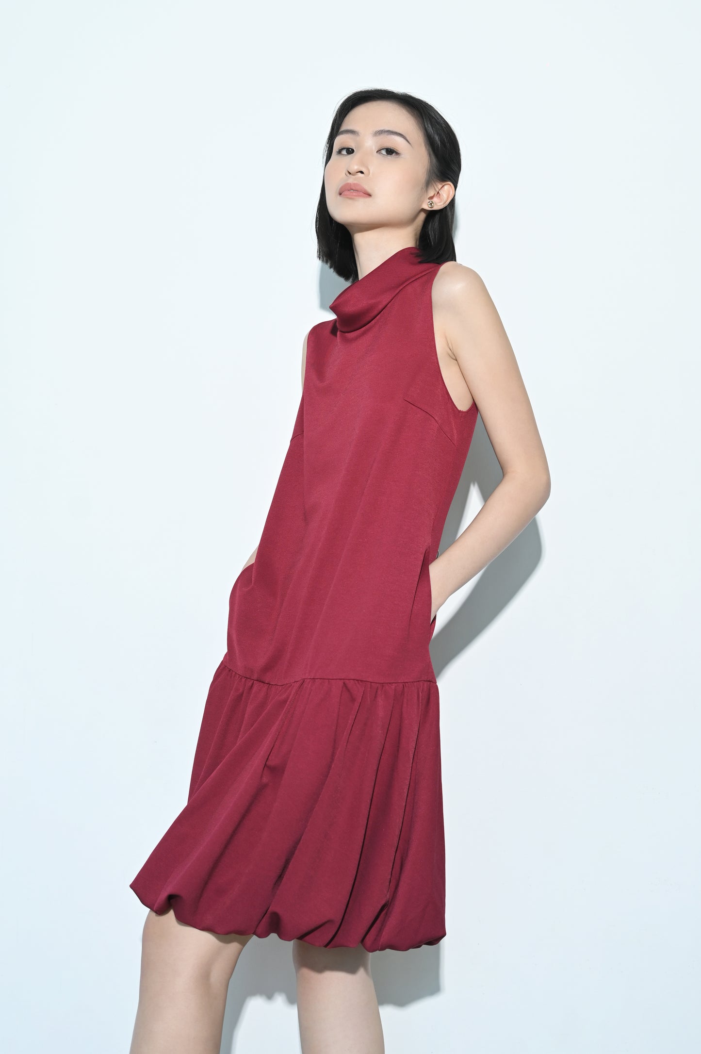 RAF Gancho Sleeveless Dress (Magenta)