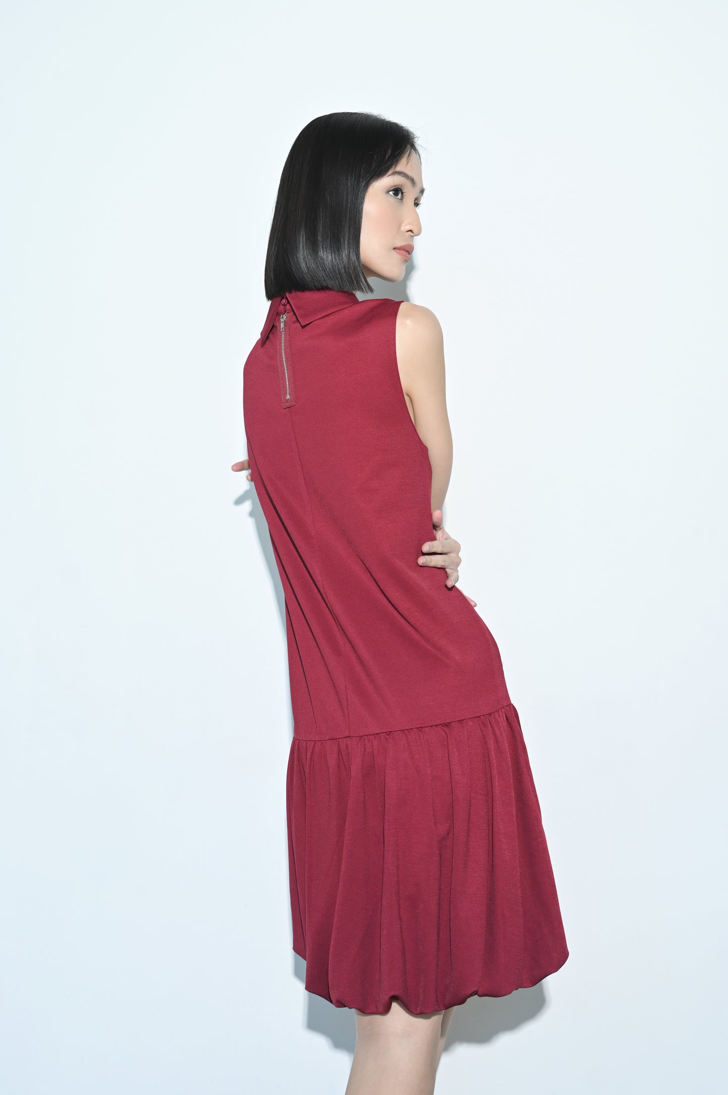 RAF Gancho Sleeveless Dress (Magenta)