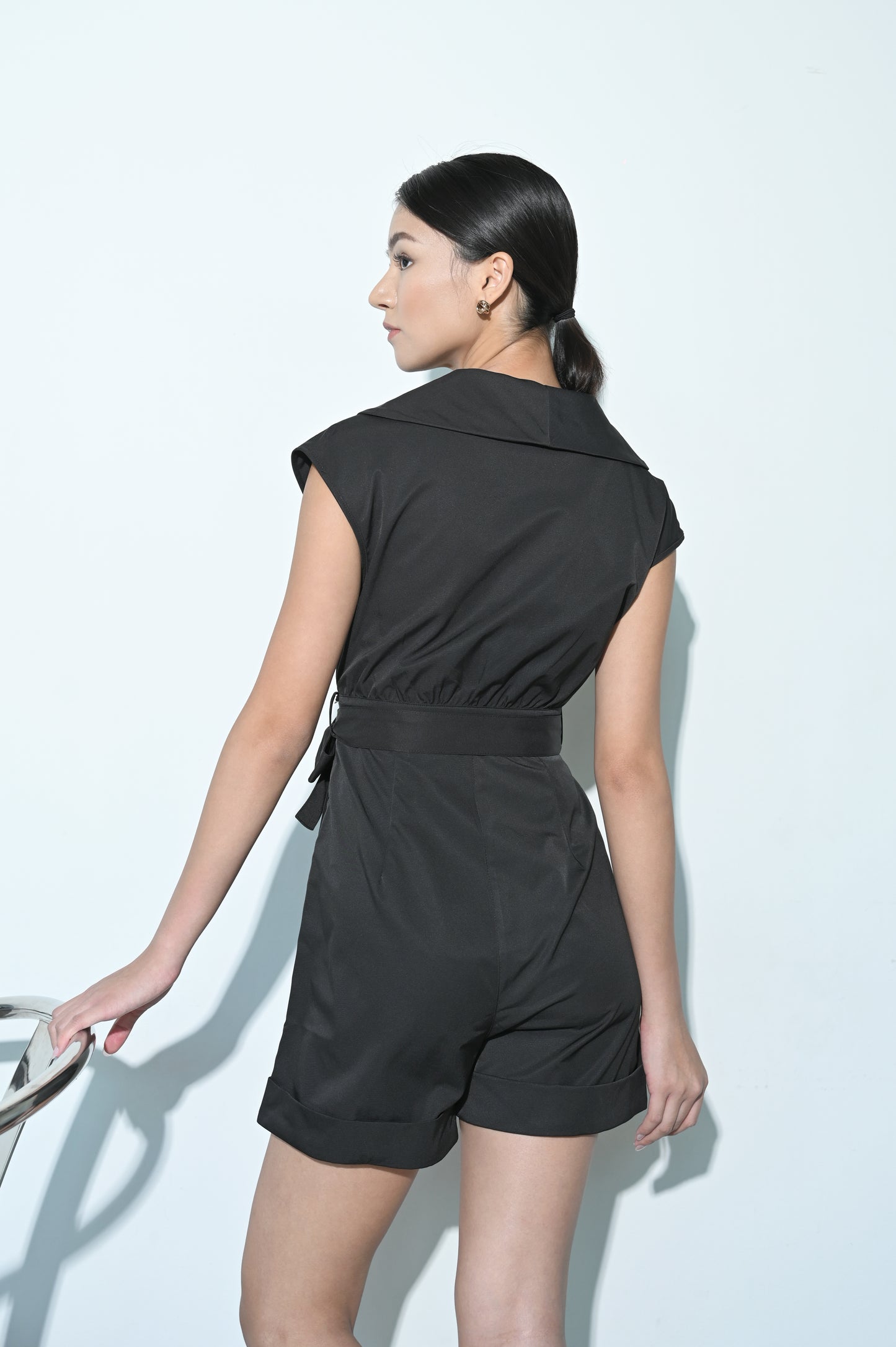 RAF Guia Sleeveless Playsuit (Black)