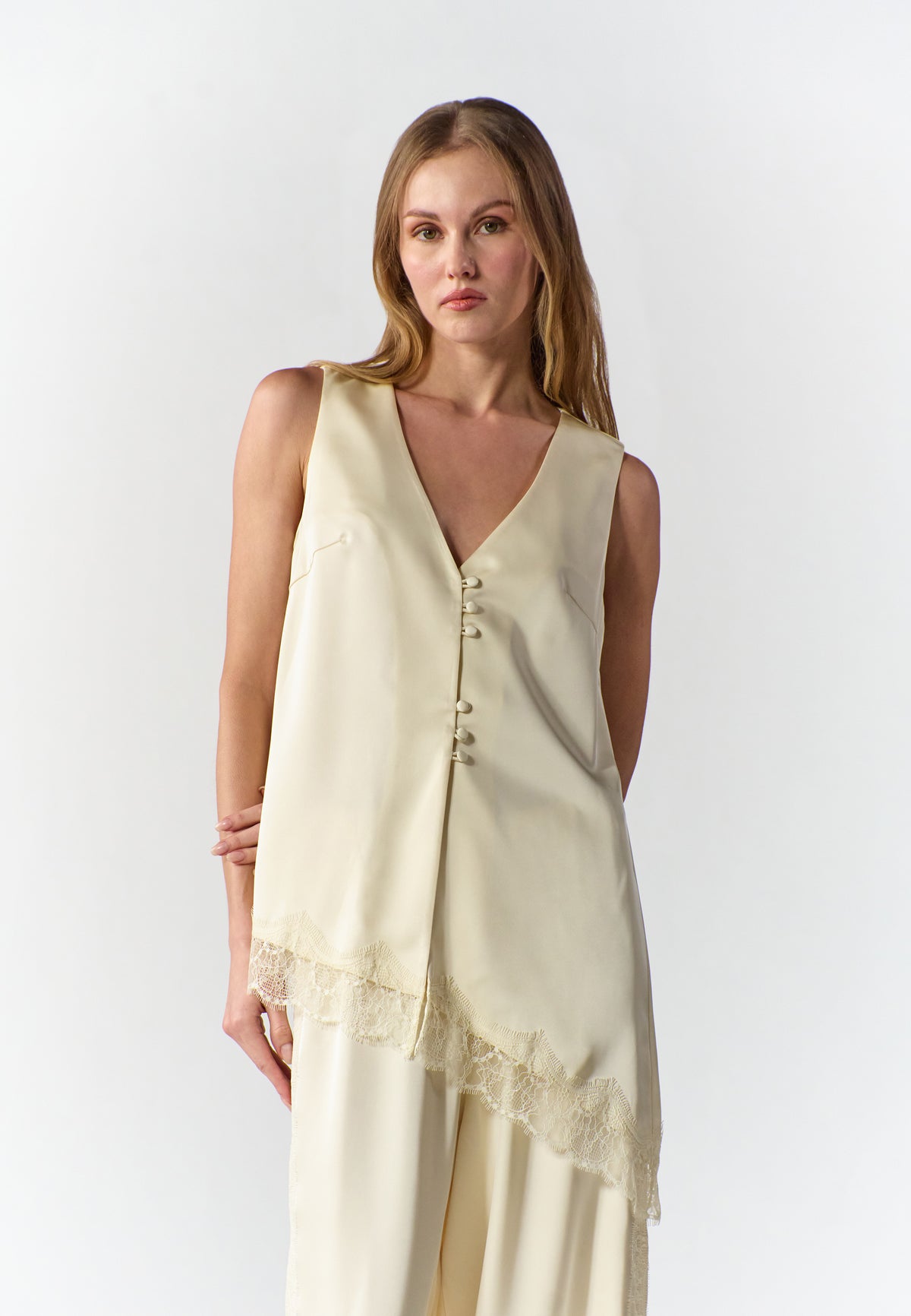 RAF Soul Sleeveless Top (Cream)